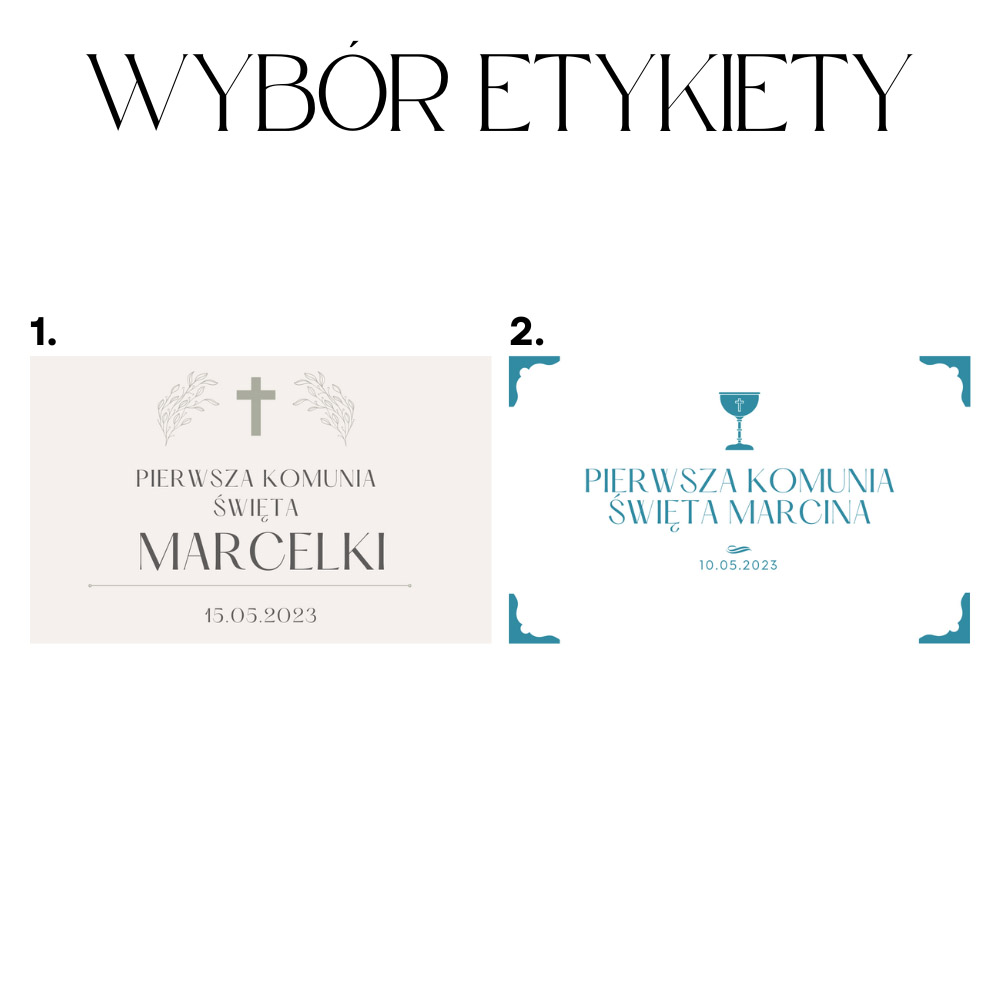 Świeca podziękowanie Komunia 60 ml - obrazek 8