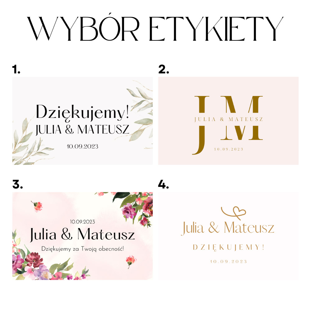 Świeca dla gości weselnych 60 ml - obrazek 9